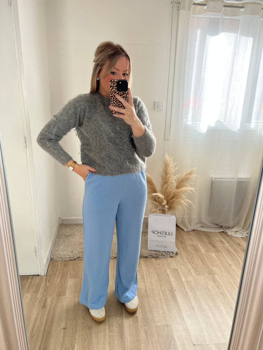 LE PANTALON DE JOGGING BLEU CIEL