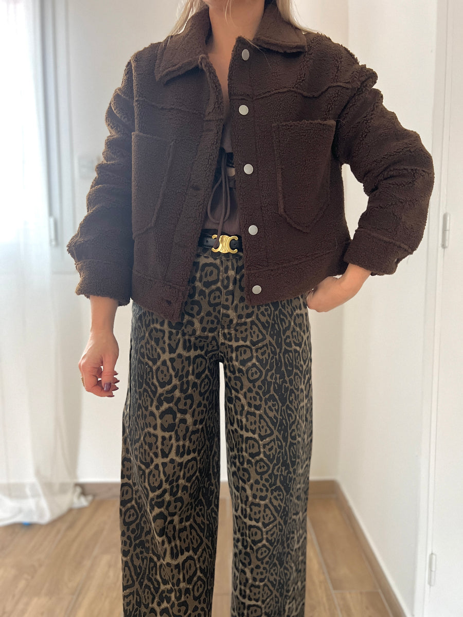 LE MANTEAU MOUMOUTE MARRON