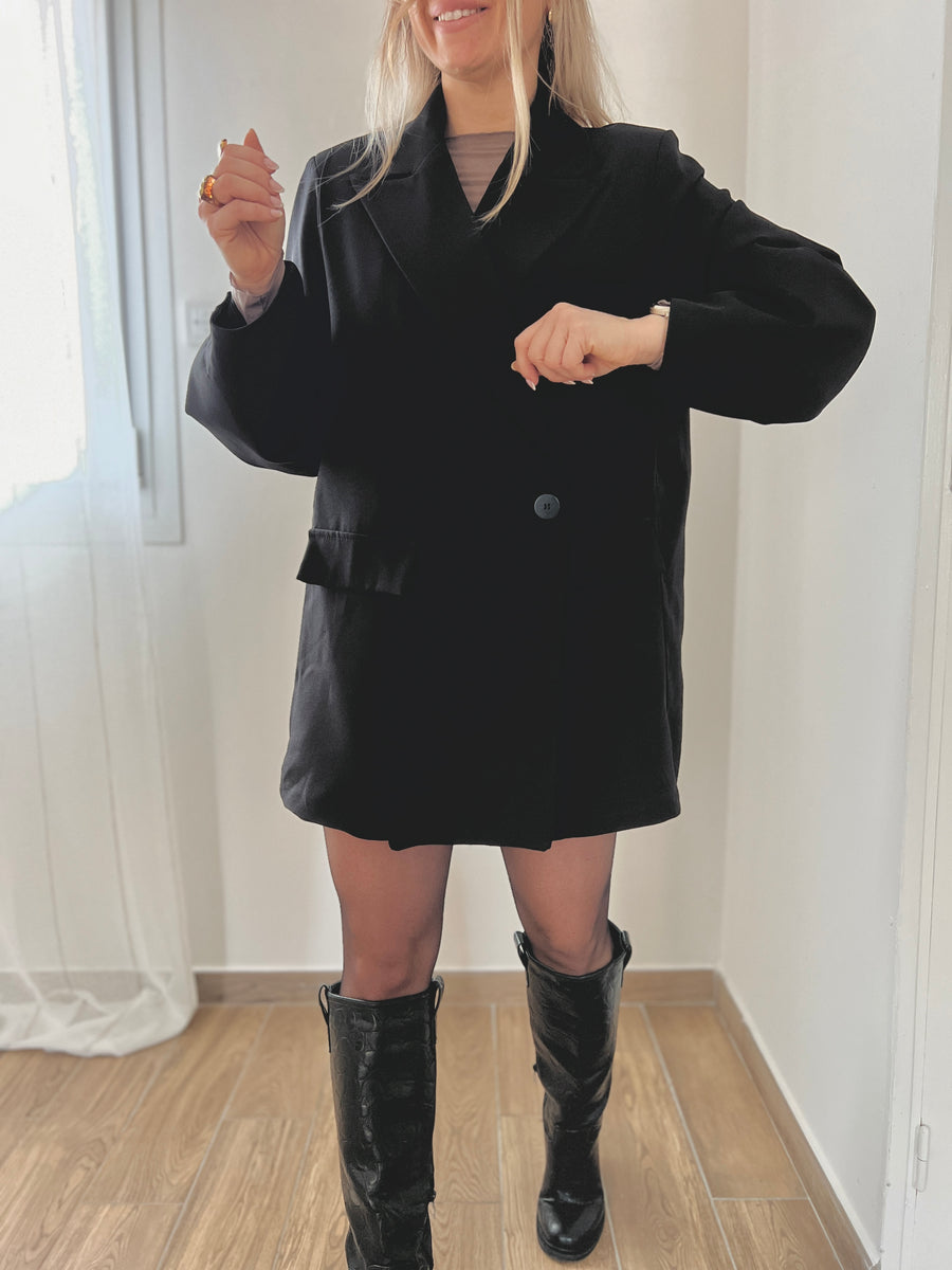 LE BLAZER CROISÉ NOIR