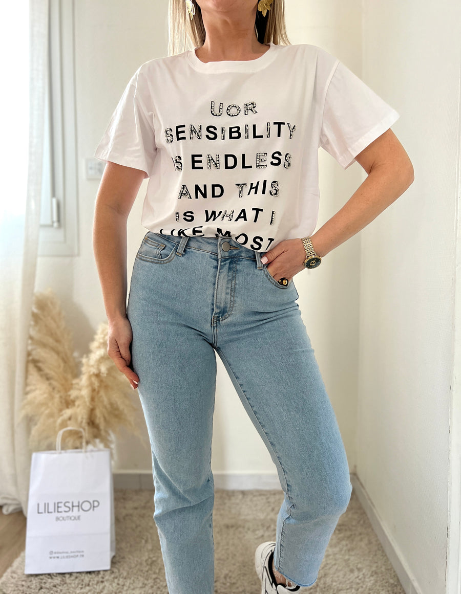 LE T-SHIRT MESSAGE