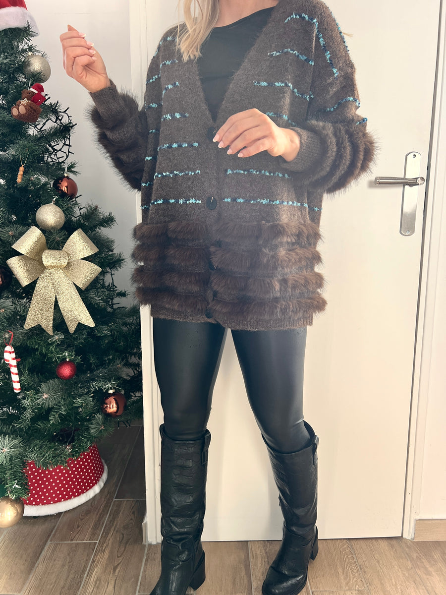 LE GILET TENDANCE CHOCO