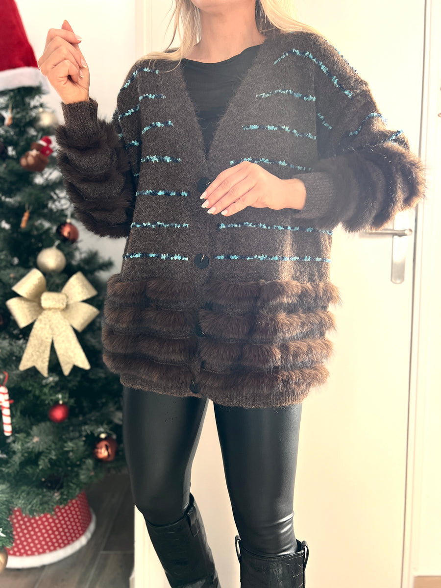 LE GILET TENDANCE CHOCO