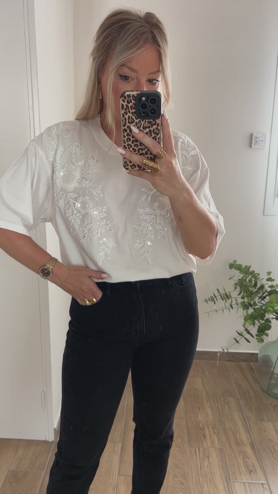 LE T-SHIRT PEARL BLANC