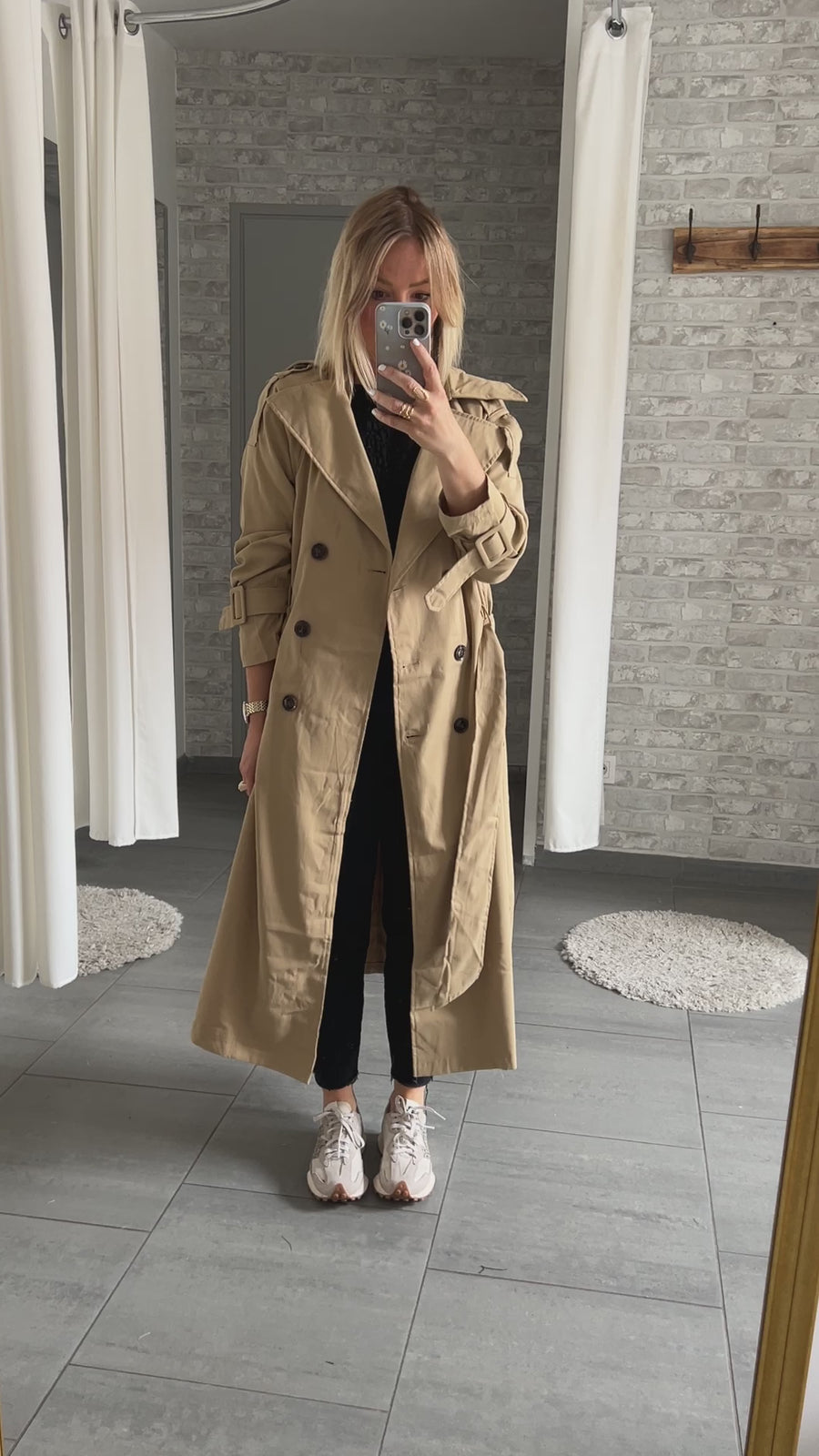 LE TRENCH LONG CAMEL
