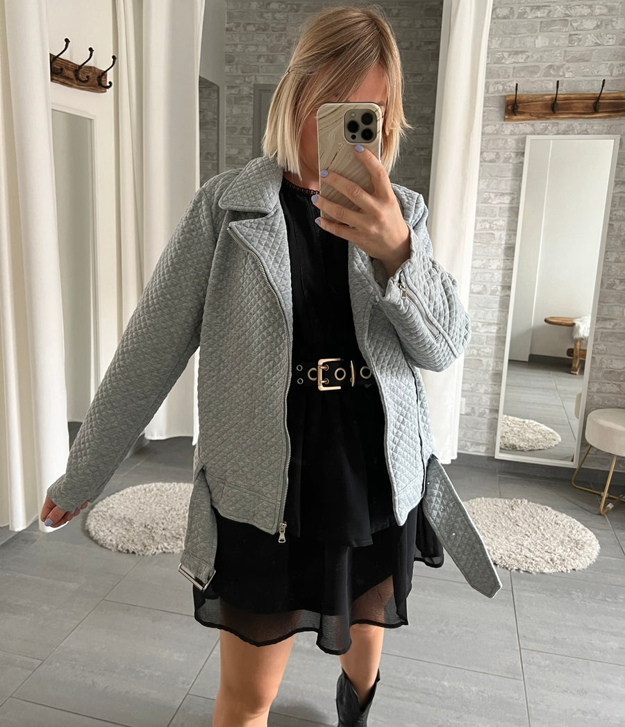 LE PERFECTO EN JERSEY GRIS